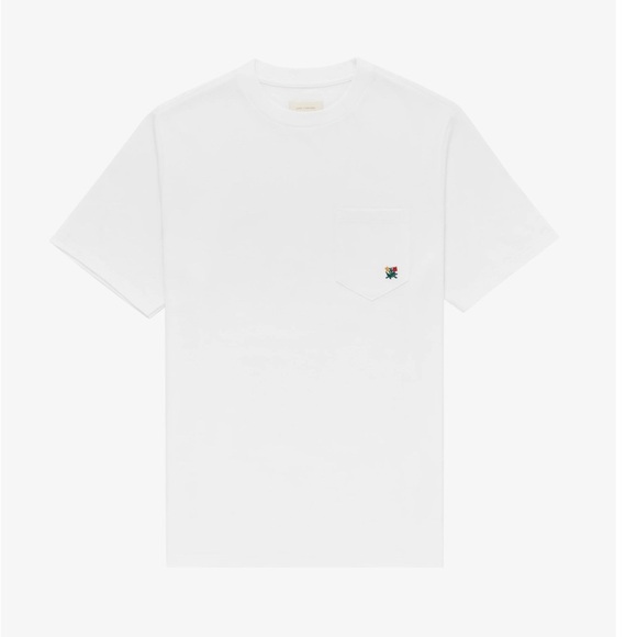 Aime Leon Dore Crest Pocket White Tee - Picture 1 of 6